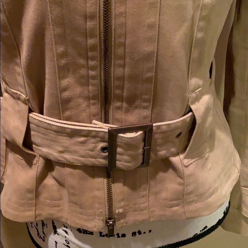 Cache tan blazer jacket 4 - Picture 2 of 11